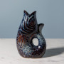 Petit vase Poisson bleu foncé, Chehoma
