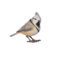 Mésange huppée en résine, Chehoma