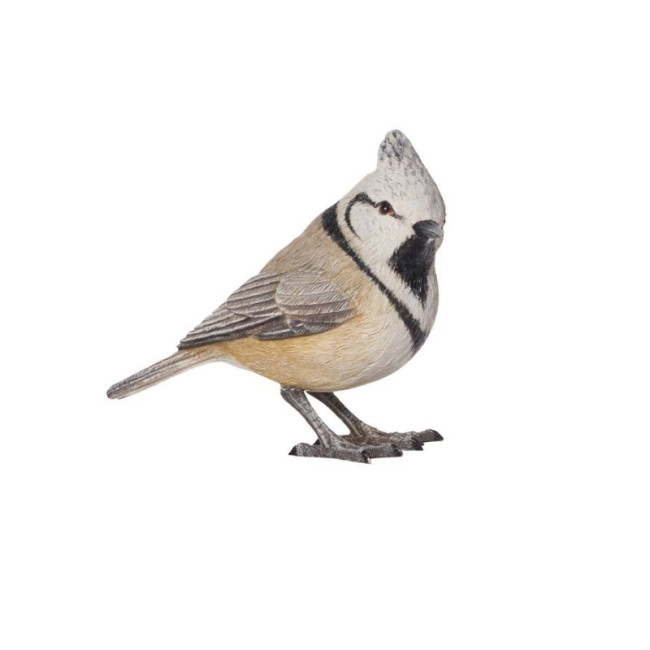 Mésange huppée en résine, Chehoma