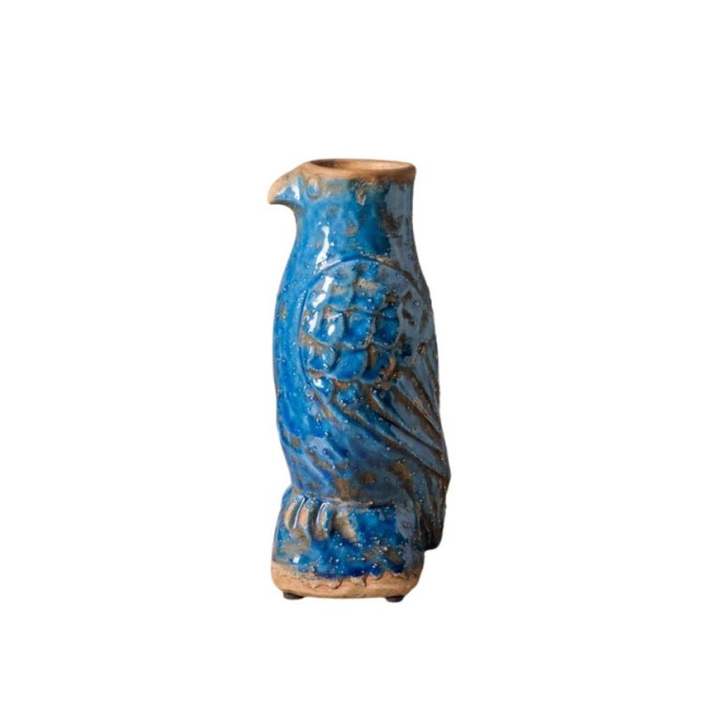 Vase bleu perroquet, Chehoma
