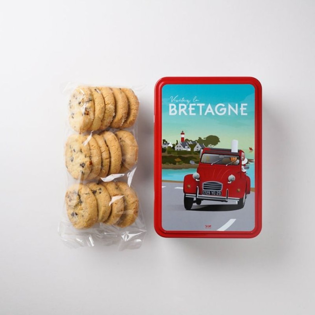 Boîte Bretagne de Sablés Pur Beurre et Chocolat, La Jolie Tarte