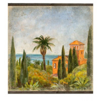 Panneau 120 x 120 cm Ciel Italien, Alfonz