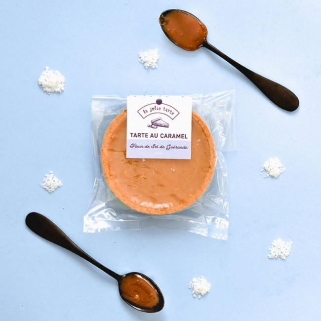Tarte au Caramel et Fleur de Sel de Guérande, La Jolie Tarte