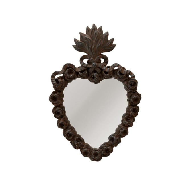 Miroir Ex-voto patine foncée, Chehoma