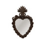 Miroir Ex-voto patine foncée, Chehoma