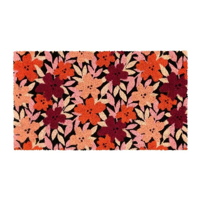 Paillasson coco/pvc Tapis de fleurs, Derrière la porte