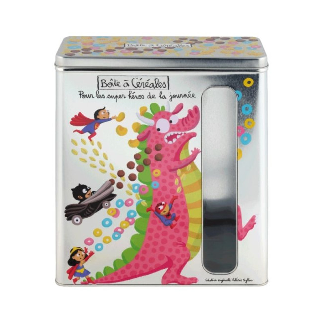 Boîte à fenêtre céréales Super pouvoirs, Derrière la porte