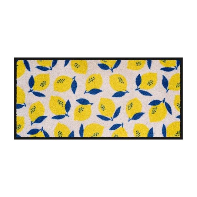 Tapis de patio Citrons, Derrière la porte