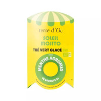 Thé Vert glacé Bio Menthe Agrumes, Terre d'Oc