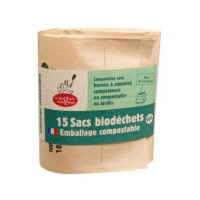 15 Sacs biodéchets 10 L, Ecodis