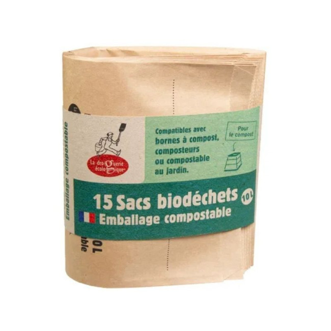 15 Sacs biodéchets 10 L, Ecodis