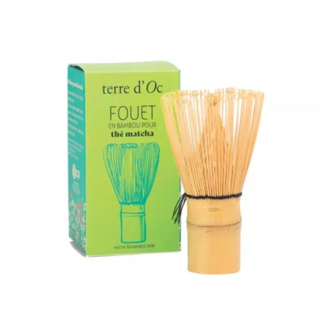 Fouet en Bambou pour Matcha, Terre d'Oc