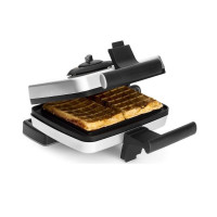 Gaufrier Gris Plaques Gaufres traditionnelles et croque-monsieur, Frifri