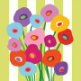 Serviettes en papier Super Bouquet Vert, PaperProduct Design