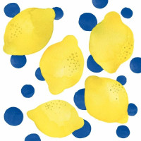 Serviettes en papier Lemons & Dots, PaperProduct Design