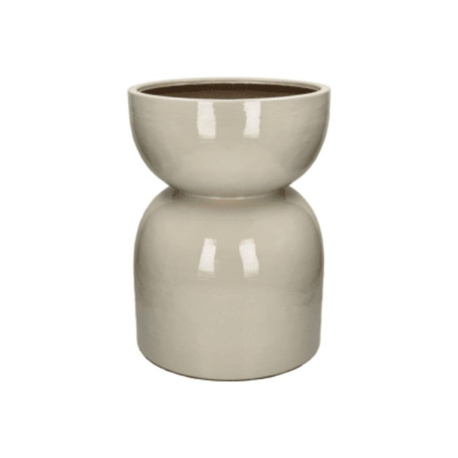 Cache Pot 43 cm Mimea Ivoire, Pomax