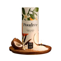 Bougie en perles Massage à Bali, Poudrée Paris