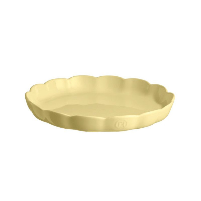 Plat à Tarte 31 cm MADELEINE Vanille, Emile Henry