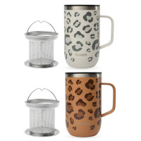 Mug Tisanière Isotherme Wild 470ml, Qwetch