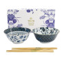 Coffret 2 Bols Flora Japonica, Tokyo Design Studio