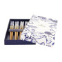 Lot de 5 Baguettes Flora Japonica, Tokyo Design Studio