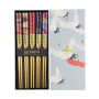 Lot de 5 Baguettes Crane, Tokyo Design Studio