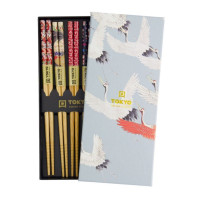 Lot de 5 Baguettes Crane, Tokyo Design Studio