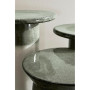 Table Basse Baraki Vert Blanc H 30 cm, Bizzotto