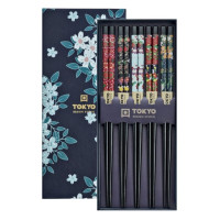 Lot de 5 Baguettes Cherry Blossom, Tokyo Design Studio