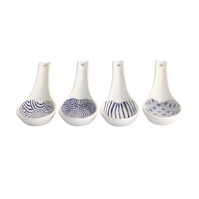 Set de 4 Cuillères Nippon Blue, Tokyo Design Studio