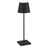 Lampe de table Poldina Noir, Zafferano