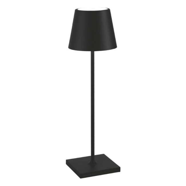 Lampe de table Poldina Noir, Zafferano
