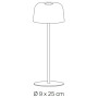 Lampe de table AILATI 1+1, Zafferano