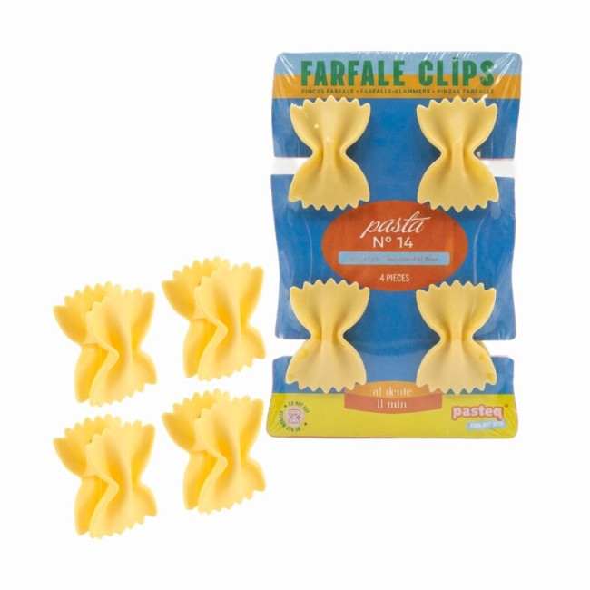 4 Pinces Sachet Farfalle, Derrière la porte