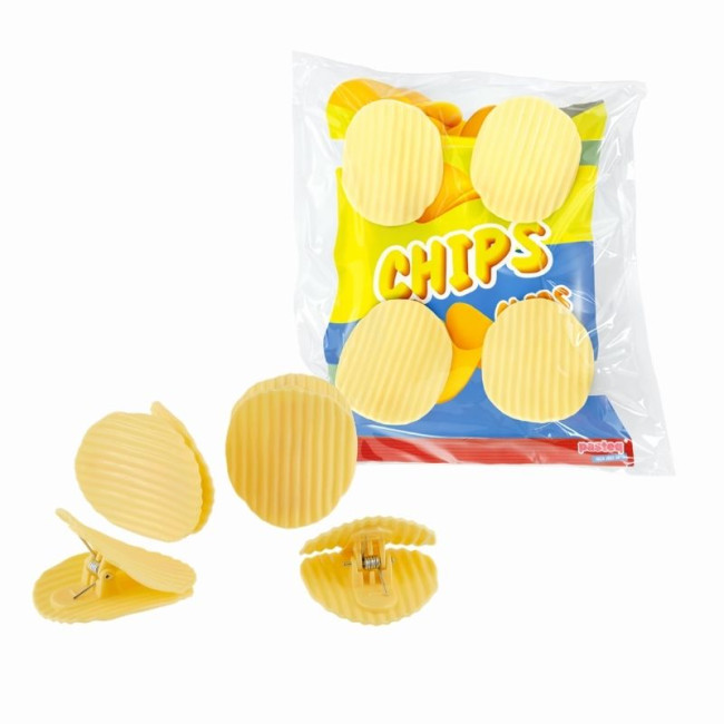 4 Pinces Sachet Chips, Derrière la porte
