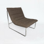 Fauteuil MAJESTIC Tweed Brun Noisette, bazardeluxe