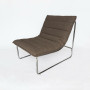 Fauteuil MAJESTIC Tweed Brun Noisette, bazardeluxe