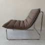 Fauteuil MAJESTIC Tweed Brun Noisette, bazardeluxe