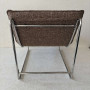 Fauteuil MAJESTIC Tweed Brun Noisette, bazardeluxe