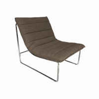 Fauteuil MAJESTIC Tweed Brun Noisette, bazardeluxe