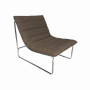 Fauteuil MAJESTIC Tweed Brun Noisette, bazardeluxe