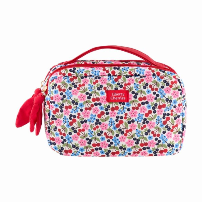 Trousse de toilette Liberty Cherries, Derrière la porte