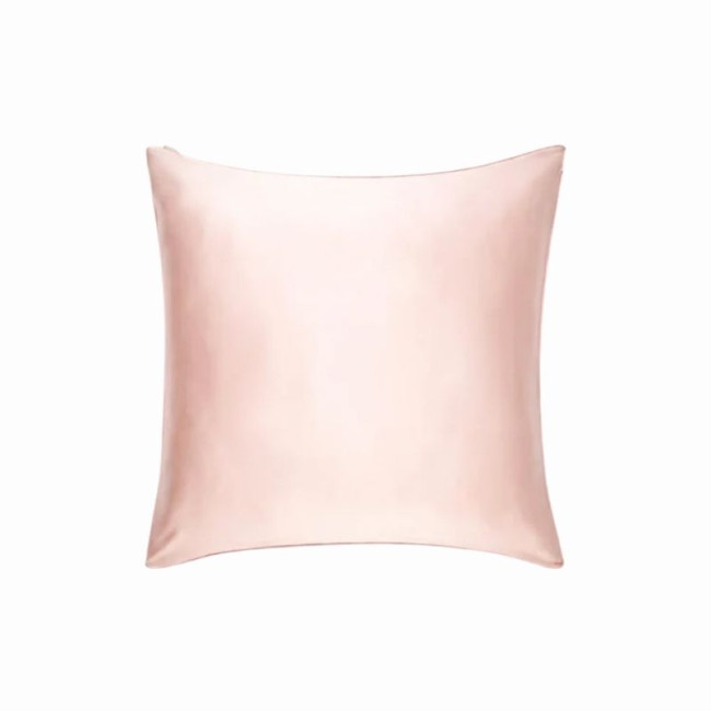 Taie d'Oreiller en Soie 65 x 65 cm Rose Poudré, Emily's Pillow