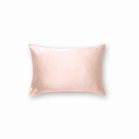 Taie d'Oreiller en Soie 50 x 70 cm Rose poudré, Emily's Pillow