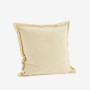Coussin 45 x 45 cm VELVET Vanilla, Madam Stoltz