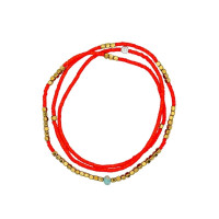Collier et Bracelet 3 tours Colette Slim, Têtes Blondes