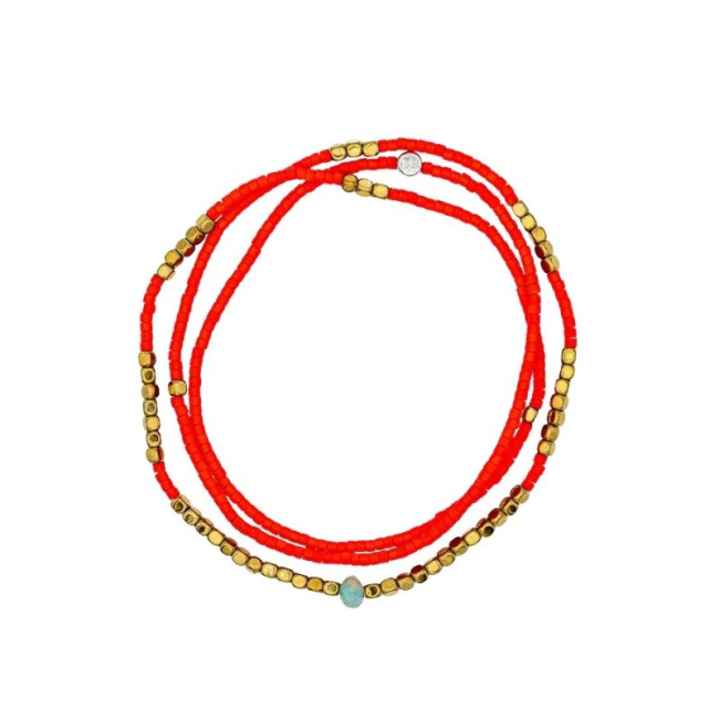 Collier et Bracelet 3 tours Colette Slim, Têtes Blondes