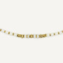 Collier et Bracelet 3 tours Blondie Vanille, Têtes Blondes