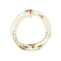 Collier et Bracelet 3 tours Blondie Vanille, Têtes Blondes