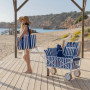 Chariot de plage pliable, Flamingueo